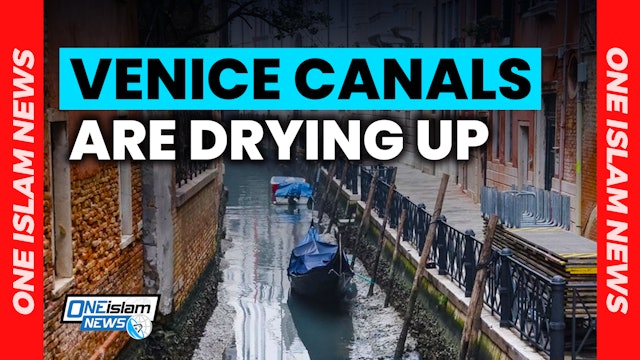 ITALY FACES DEVASTATING DROUGHT AS VENICE CANALS START DRY UP