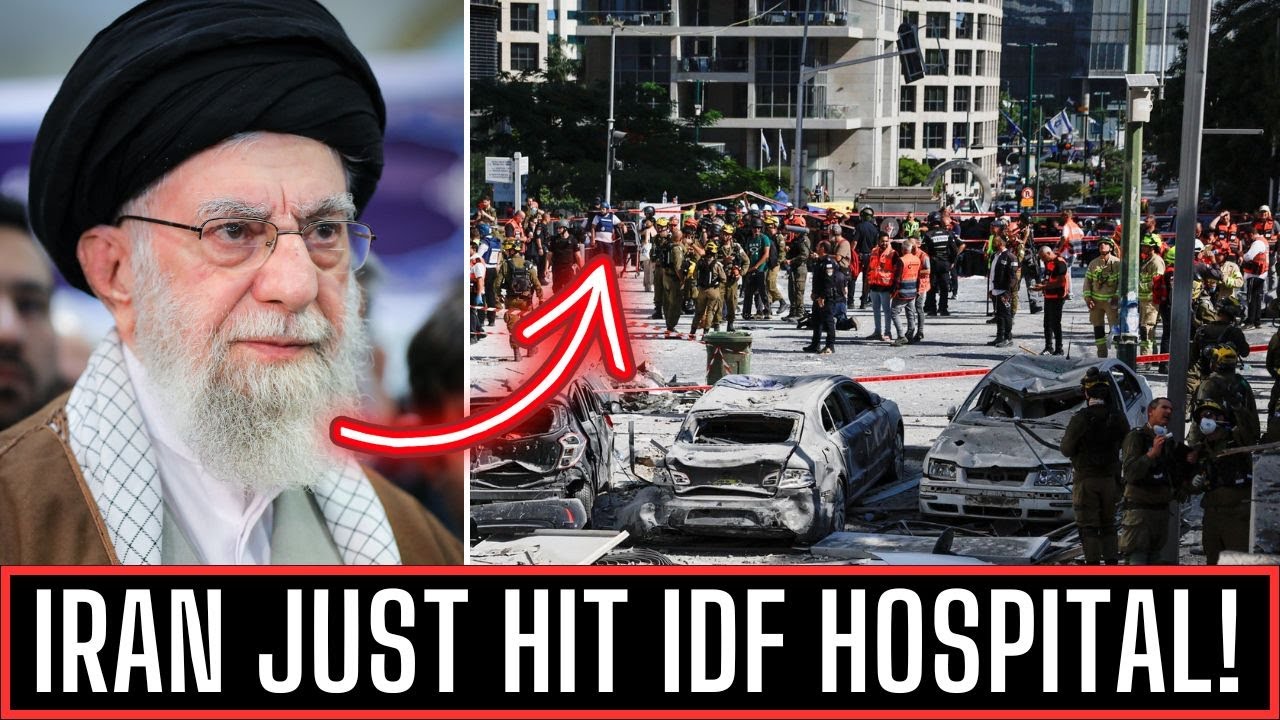 IR4N H!T I$RAELI DEFENCE HOSPITAL - SOLD!ERS EVACUATING!