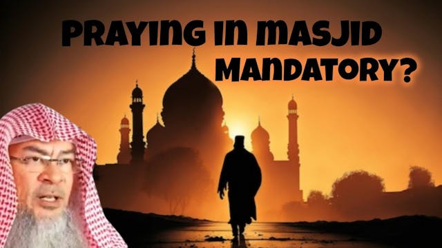 Is praying in the masjid mandatory 