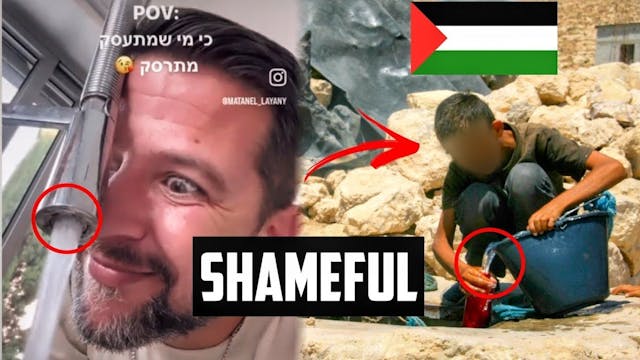 JEWI$H MAN MOCKS ENTIRE GAZA WITH THIS