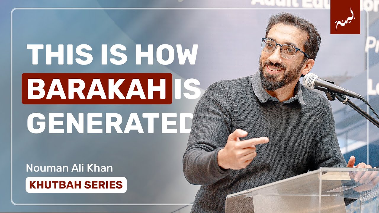 The Deeper Purpose of a Masjid - Khutbah by Nouman Ali Khan