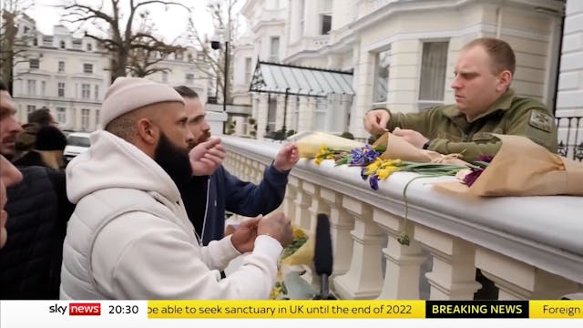 SKY NEWS USES ACTOR FOR UKRAINE VIDEO