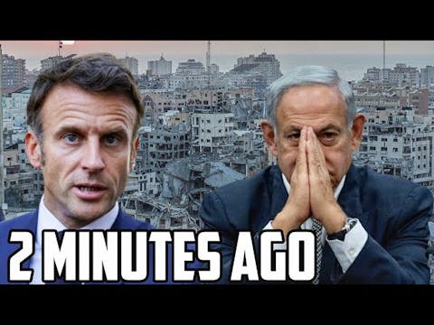 Emmanuel Macron vs Benjamin Netanyahu...