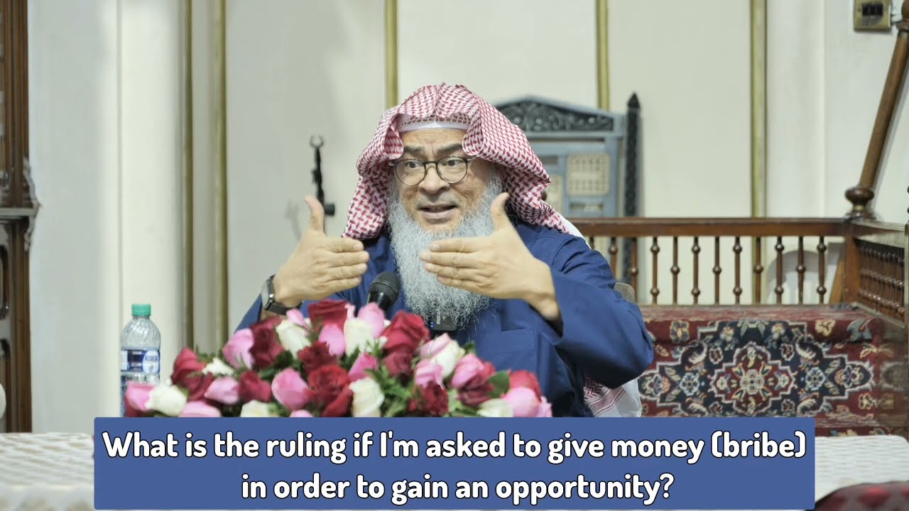 Giving bribe to get your work done When is it halal & when is it haram 