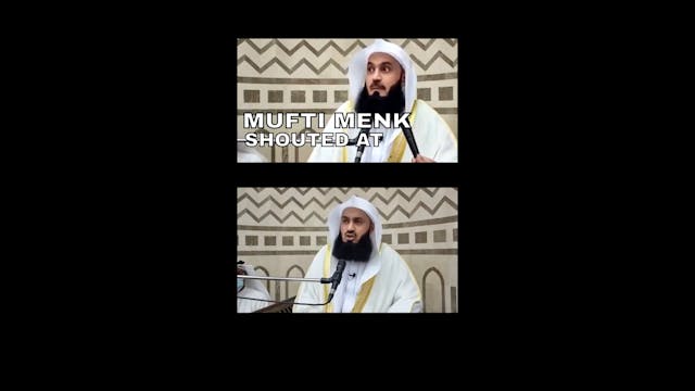 MUFTI MENK WAS SHOUTED AT! 😢 THEY STO...