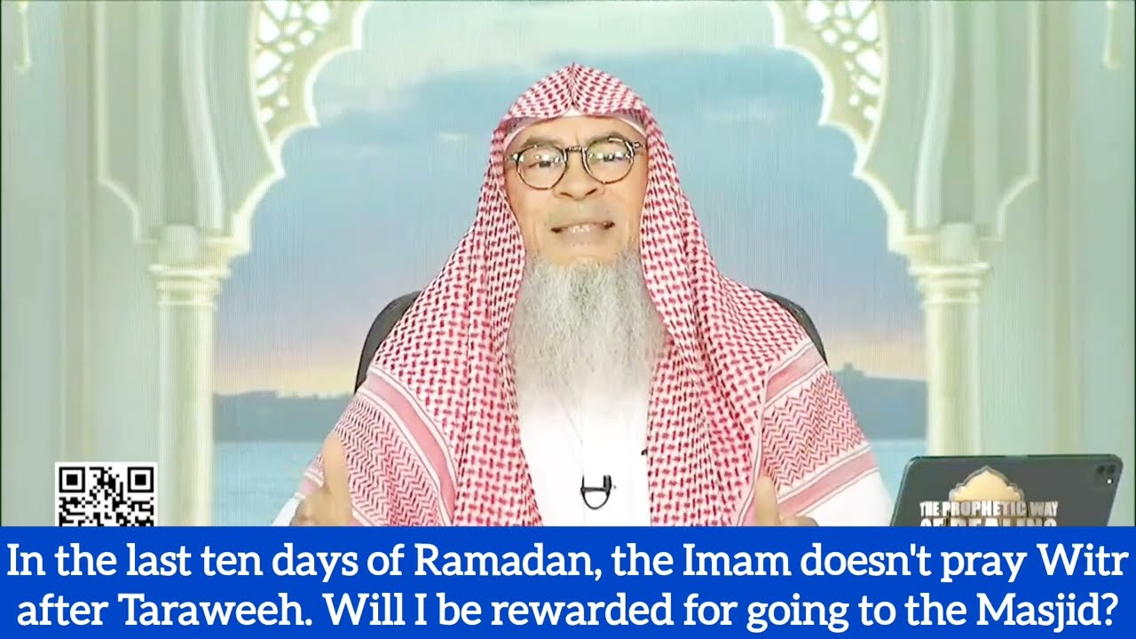 In last ten nights of Ramadan Imam doesn't pray witr after taraweeh