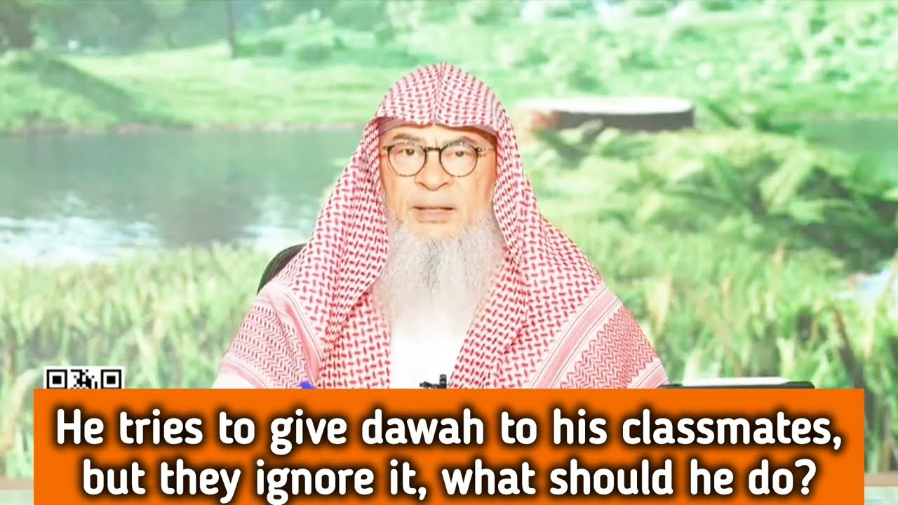 He tries to give dawah to classmates but they ignore it, what to do 