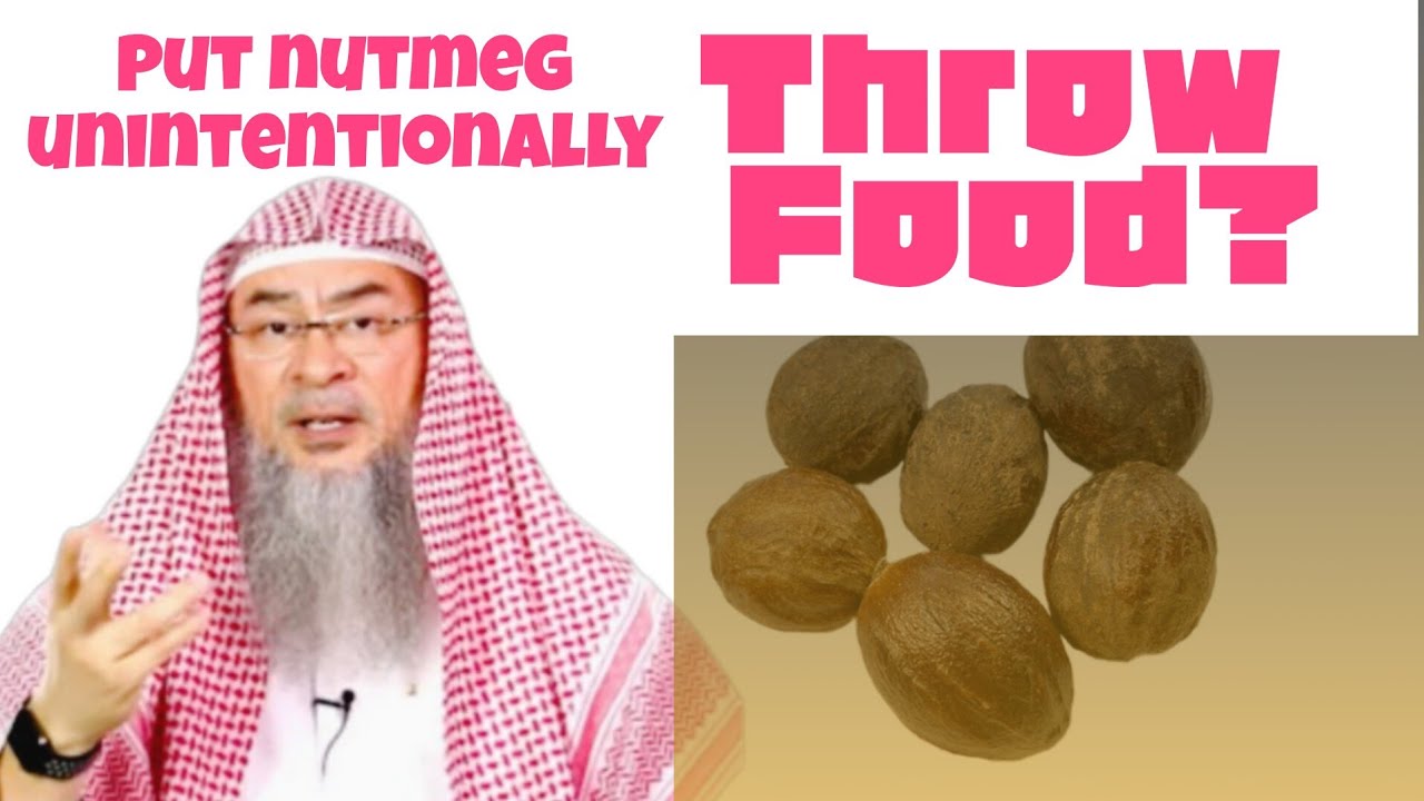 If I put nutmeg in my dish unintentionally, do I throw the food or use it 