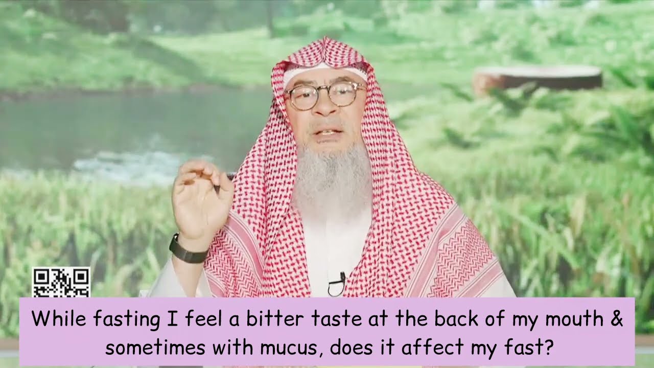 When Fasting Felt Bitter Taste At Back Of Mouth, Is My Fast Valid?
