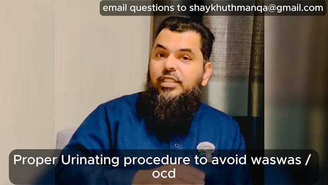 Avoid OCD  Waswas when urinating (goi...