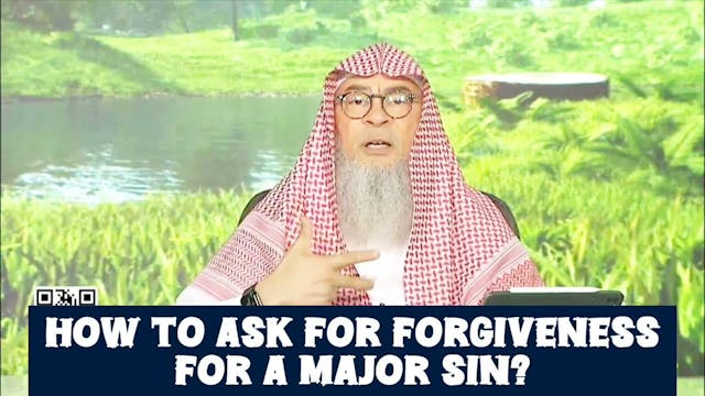 How to ask for forgiveness for a majo...