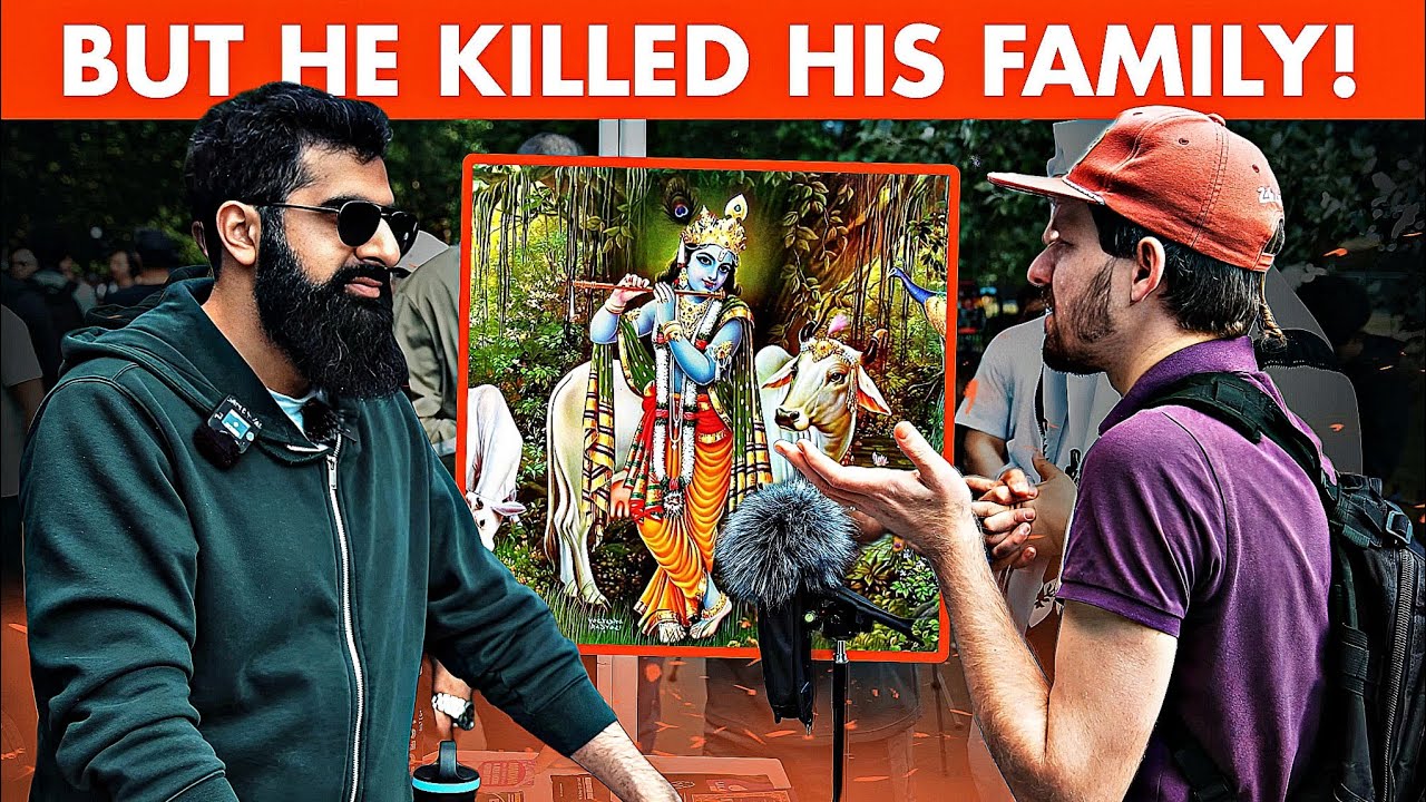 Hare Krishna Gets Challenged By Muslim