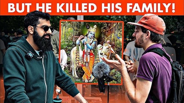 Hare Krishna Gets Challenged By Muslim