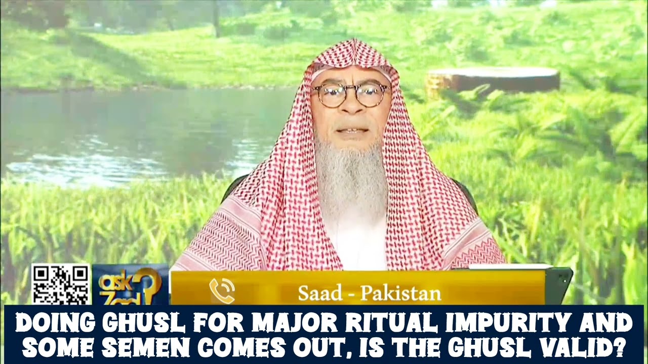 While doing ghusl if some semen comes out, is ghusl valid