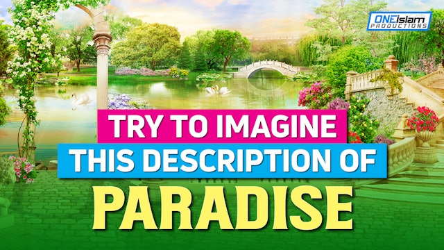 TRY TO IMAGINE THIS DESCRIPTION OF PARADISE 
