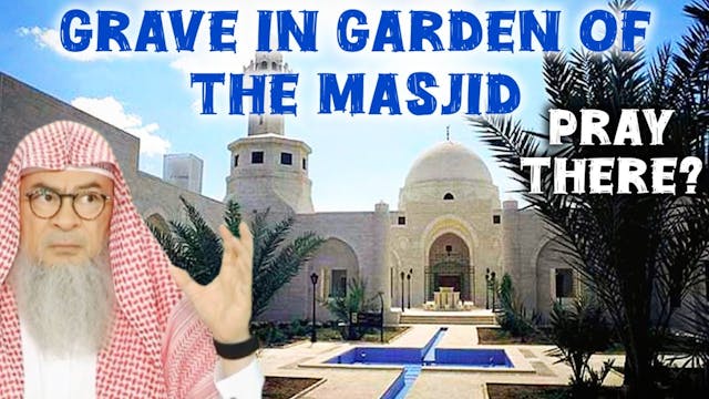 Masjid has a grave in its garden, (wi...