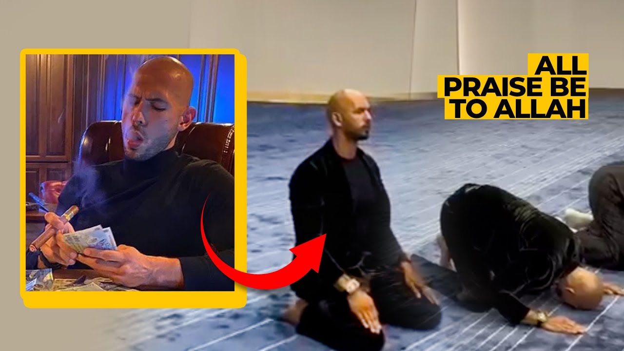 Andrew Tate Caught Praying In A Mosque