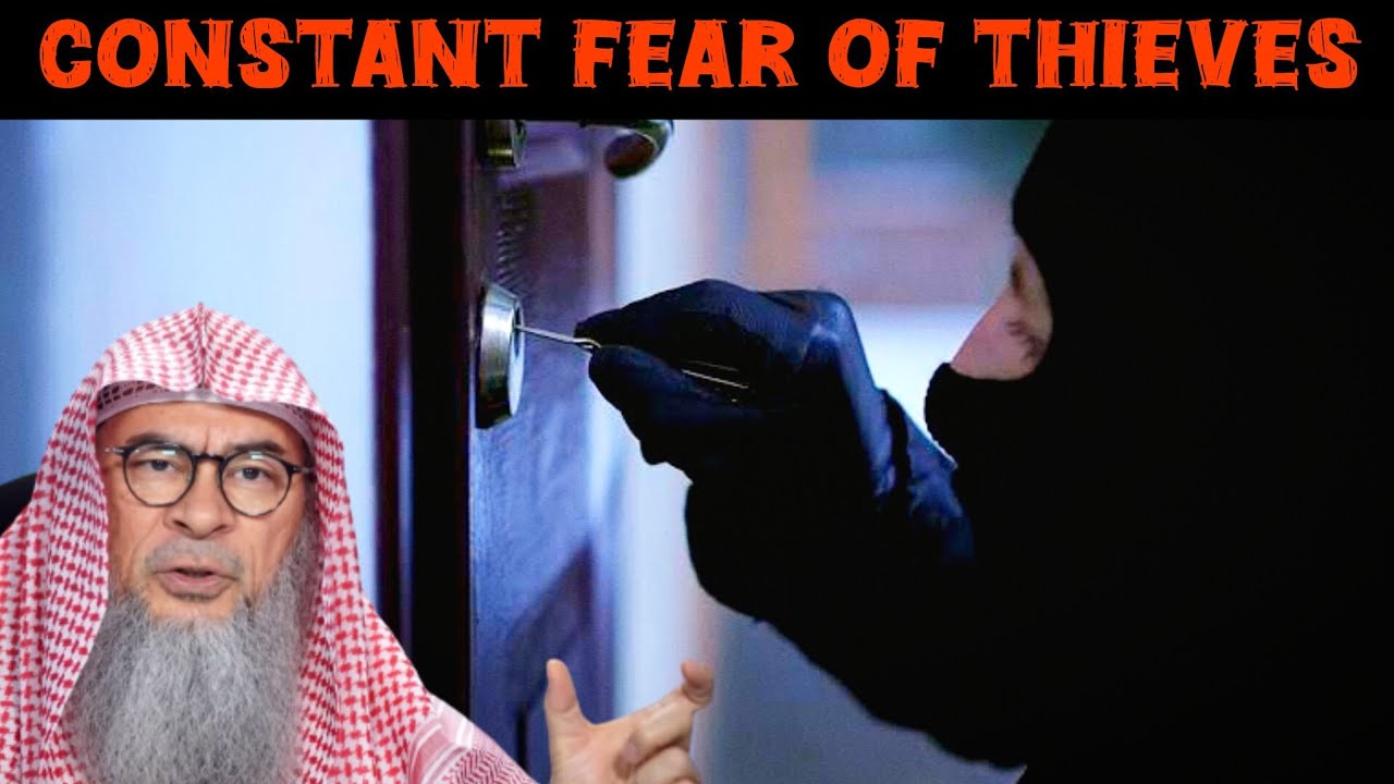 He lives in constant fear of thieves & being robbed 