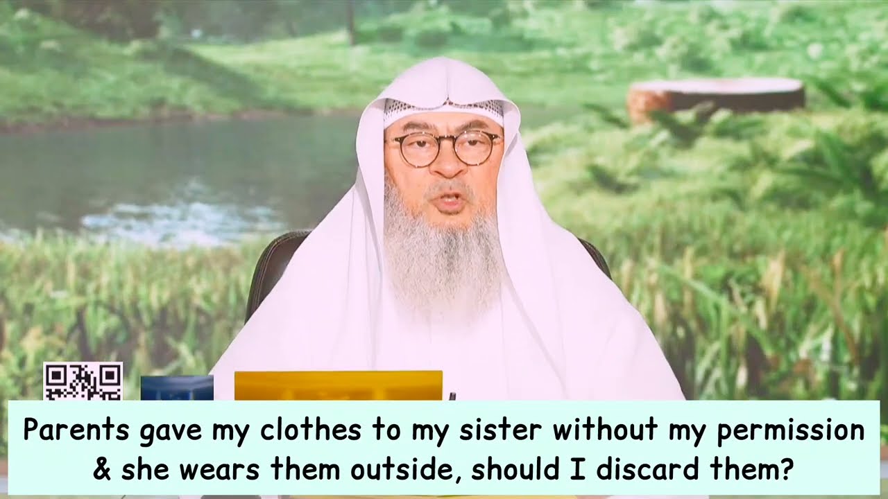 Parents Gave My Clothes To My Sister, She Wears Them Outside, Do I Discard Them?