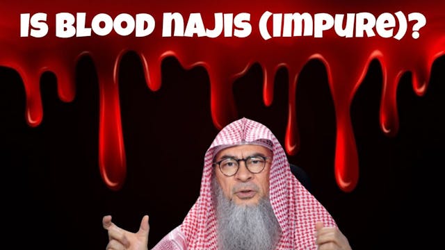 Is human blood najis (Impure) 