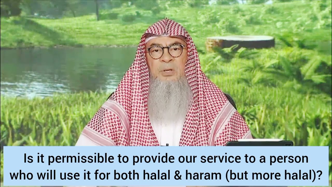 Is it permissible to provide services to people who would use it for haram