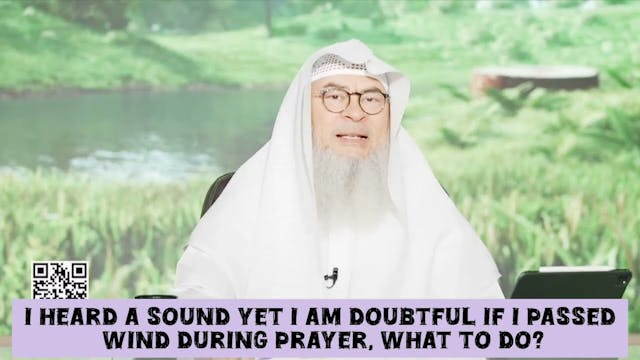 I heard a sound yet I'm doubtful if I...