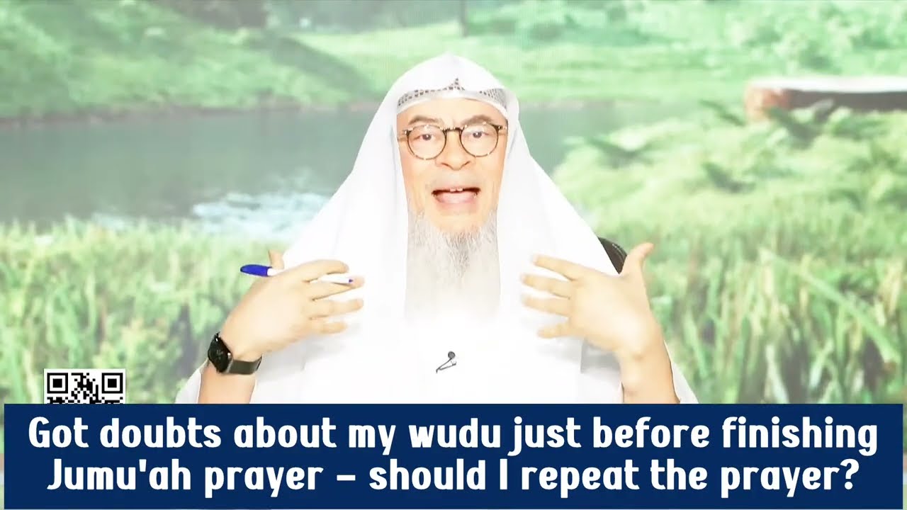 Got Doubts About Wudu Before Finishing Jummah, Should I Repeat The Prayer?