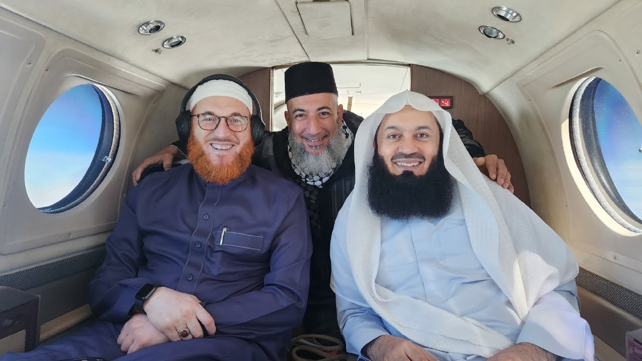 Getting #Unplugged at 20,000ft - Mufti Menk, Dr. Muhammad & Sh Wael