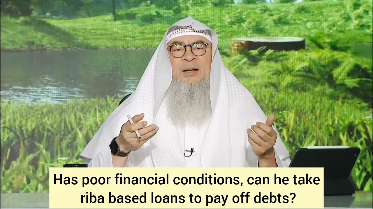 Poor financial conditions, can he take interest based loan to pay off his debts