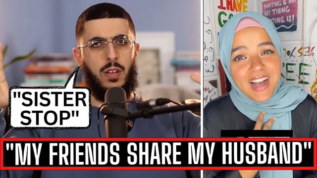 HIJABI SHARES HER HUSBAND WITH FRIENDS