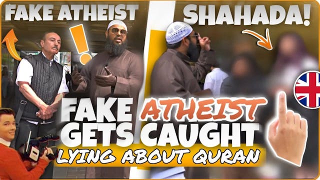 Fake Atheist Exposed! & New Shahadah!