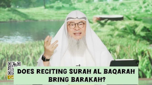 Does reciting surah Baqarah bring bar...