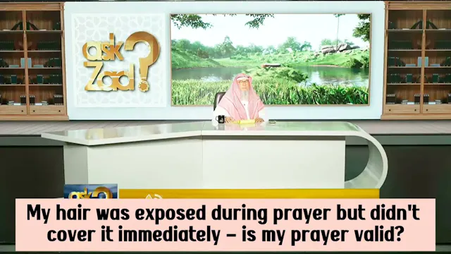 My Hair Exposed During Salah But I Di...