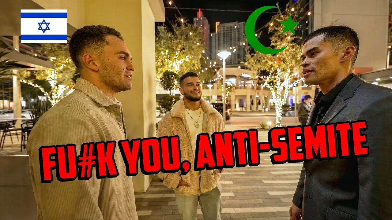 Two Israeli Men Harass Sneako - Then He Teaches Them A Lesson On Israel