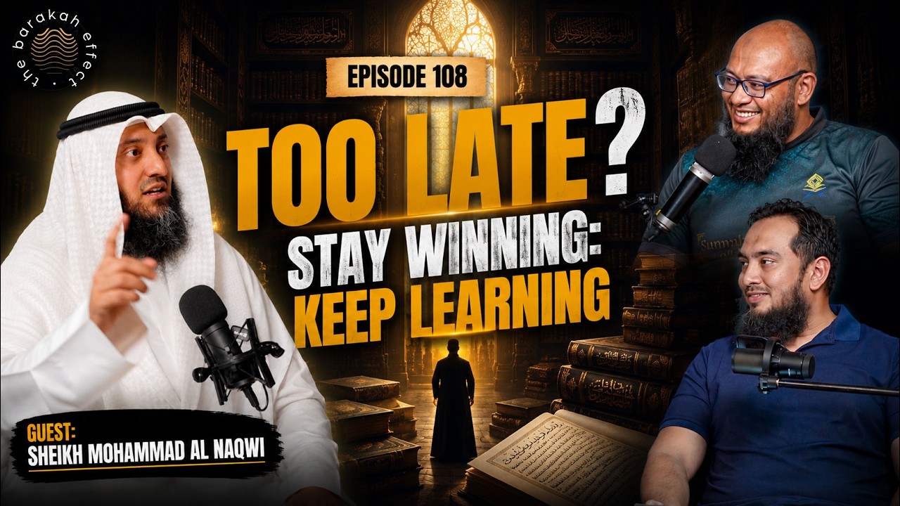 'Barakah Of Curiosity - Don't Tap Out, Stay Winning, Keep Learning'
