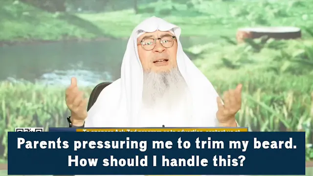 Parents pressurising me to trim my be...