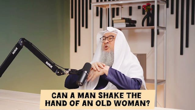 Can A Man Shake The Hand Of An Old Wo...