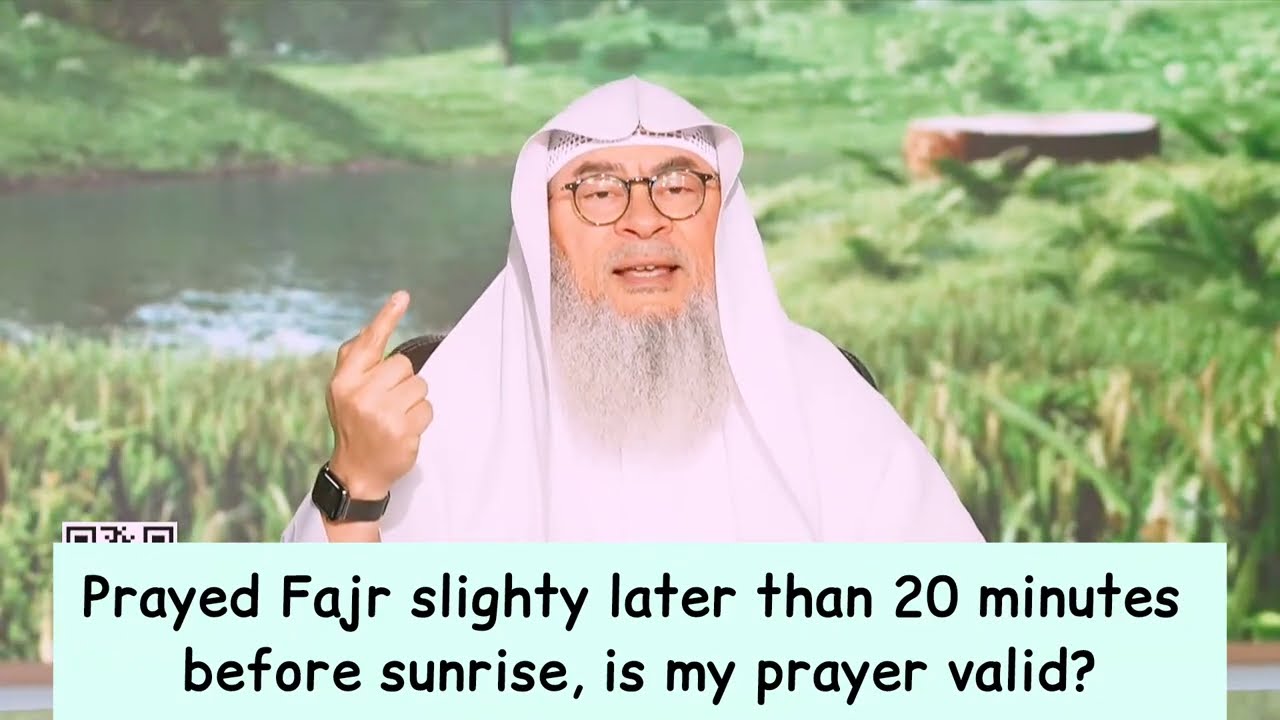 Prayed Fajr Slightly Later Than 20 Minutes Before Sunrise, Is My Prayer Valid?