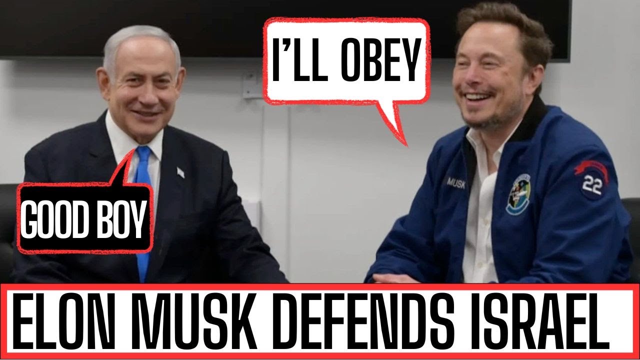 ELON MUSK JUSTIFIES I$RAELI CR!MES 