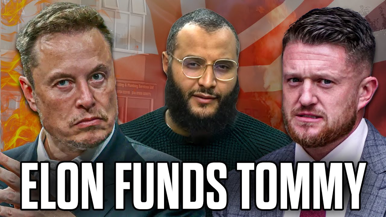 Elon Musk backs Tommy Robinson Against Mohammed Hijab