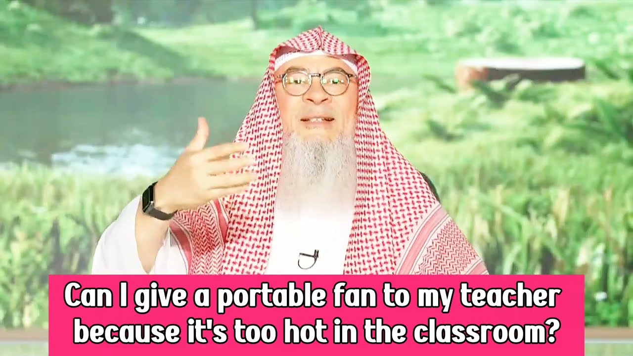 Can I Give A Portable Fan To My Teacher Because Its Too Hot In The Classroom?