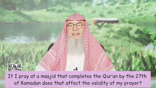 Imam believes laylatul qadr is on 27t...