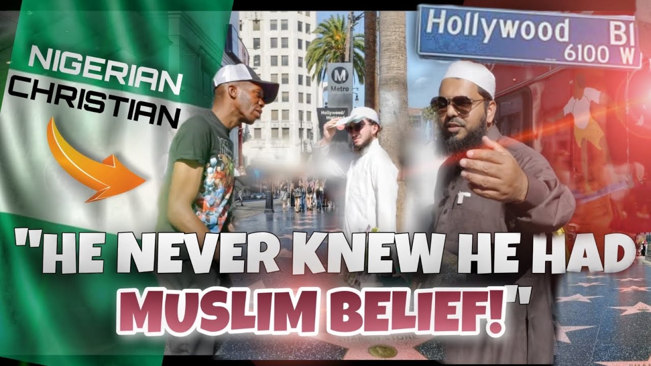 Nigerian Christian In Hollywood Accepts Islam!
