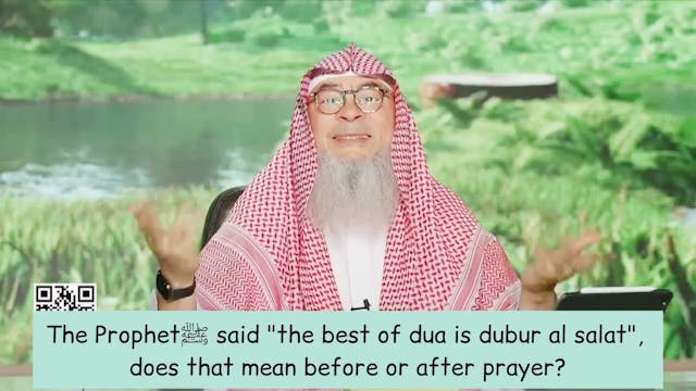 Is making dua before after salah as P...