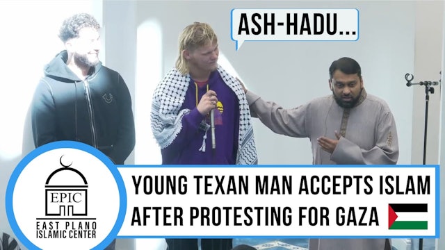 Young Texan Man Accepts Islam After Protesting for Gaza