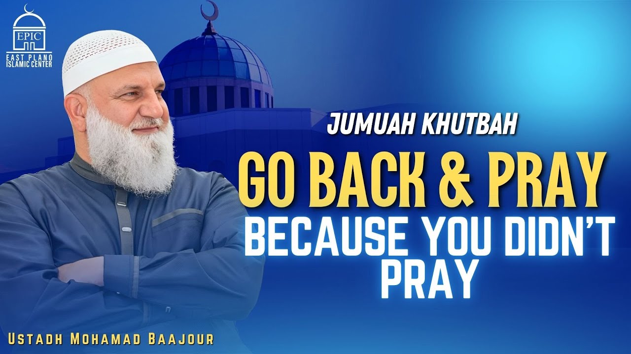 Go Back & Pray Because You Didn't Pray