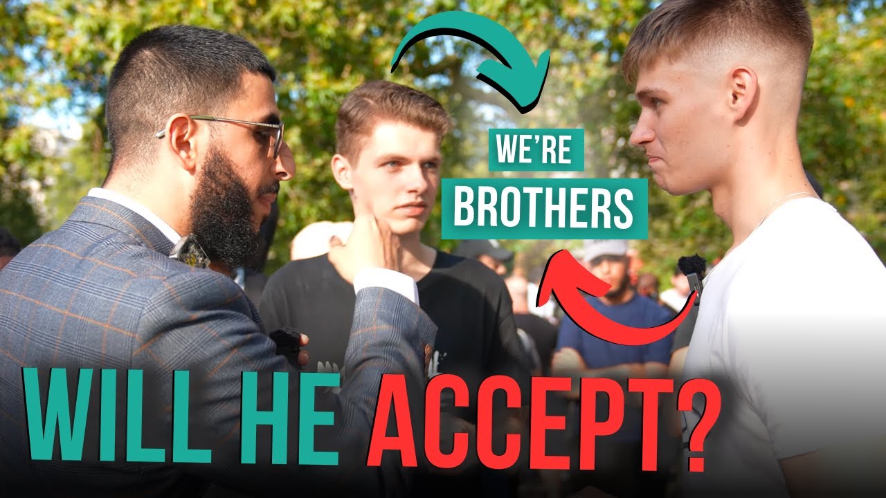 I TOOK SHAHADA NOW IT'S HIS TURN! BIOLOGICAL BROTHERS COME TO SPEAKERS CORNER