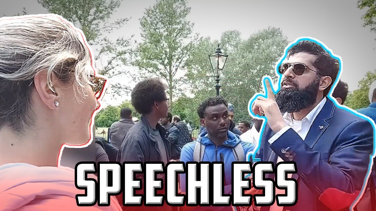 ATHEIST LADY IMPRESSED BY MUSLIM