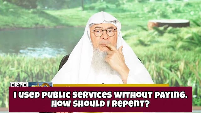 I Used Public Services Without Paying...