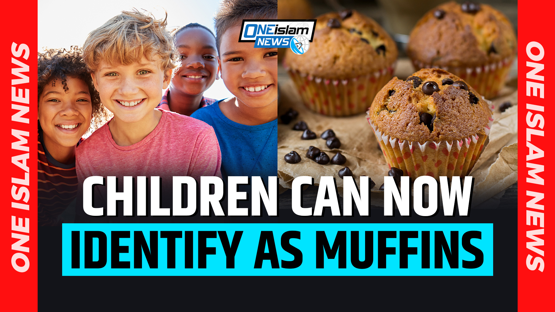 CHILDREN CAN NOW IDENTIFY AS MUFFINS